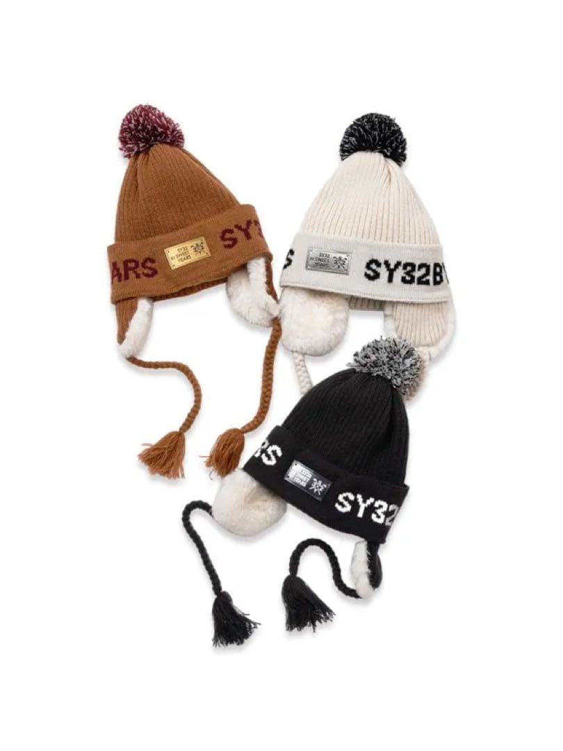 BONBON FLIGHT KNIT CAP 帽子　ニット帽　ブラック