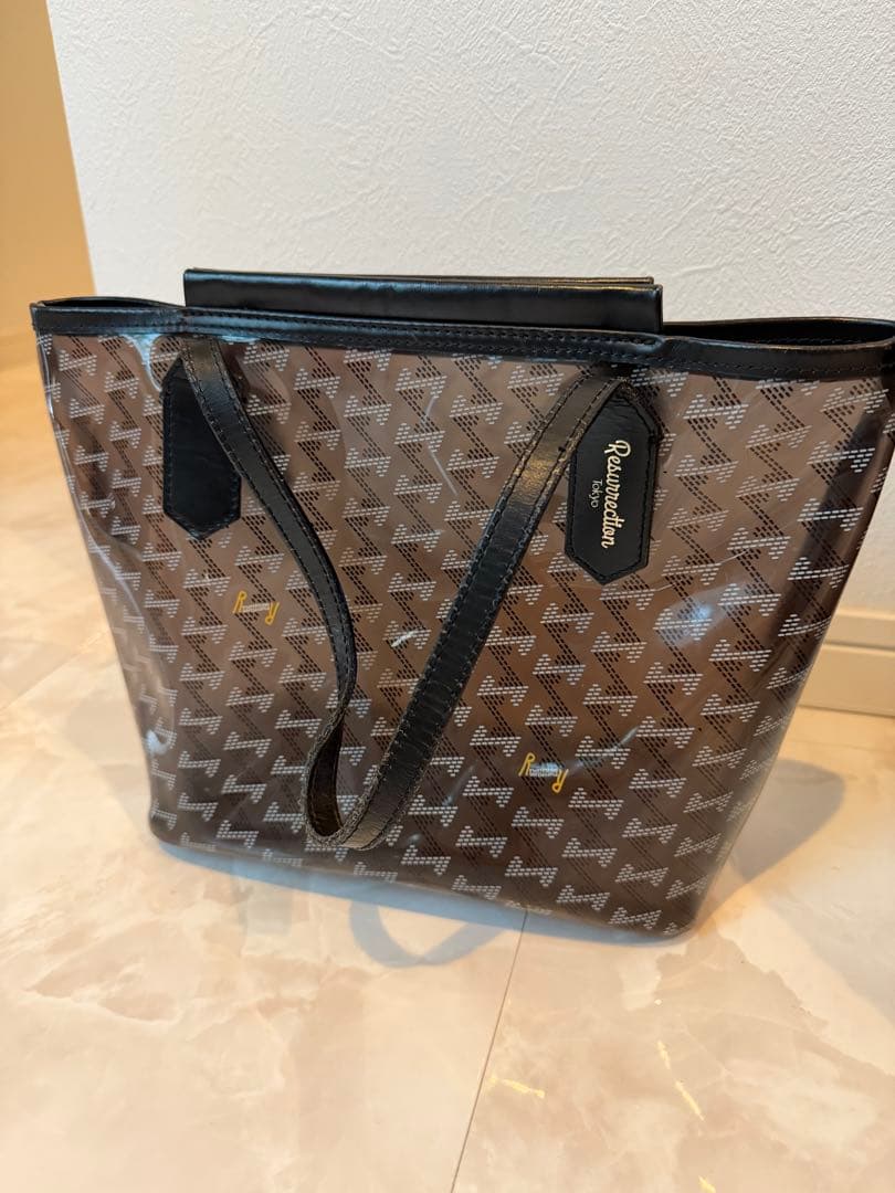 Resurrection 透明トートバッグ　カートバッグ