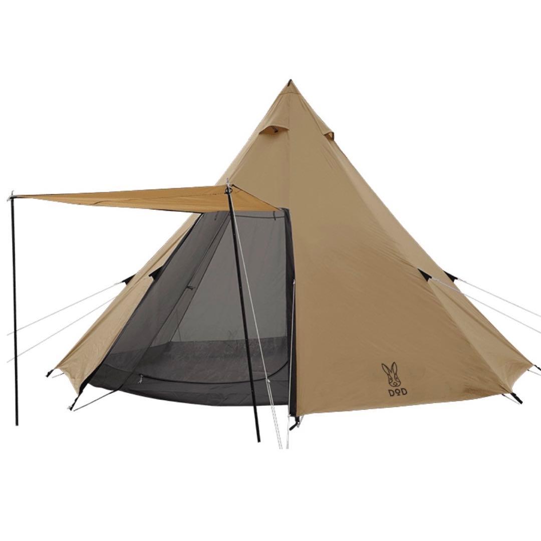 DOD(ディーオーディー) ワンポールテントL 8人用 コンパクト　かんたん設営