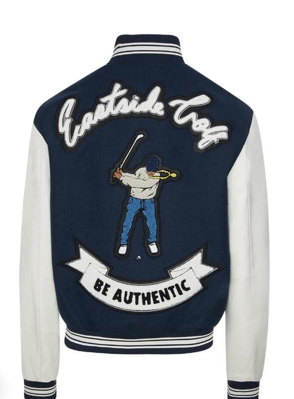 Eastside Golf 本革袖 ヴァーシティJK 新品　イーストサイドゴルフ