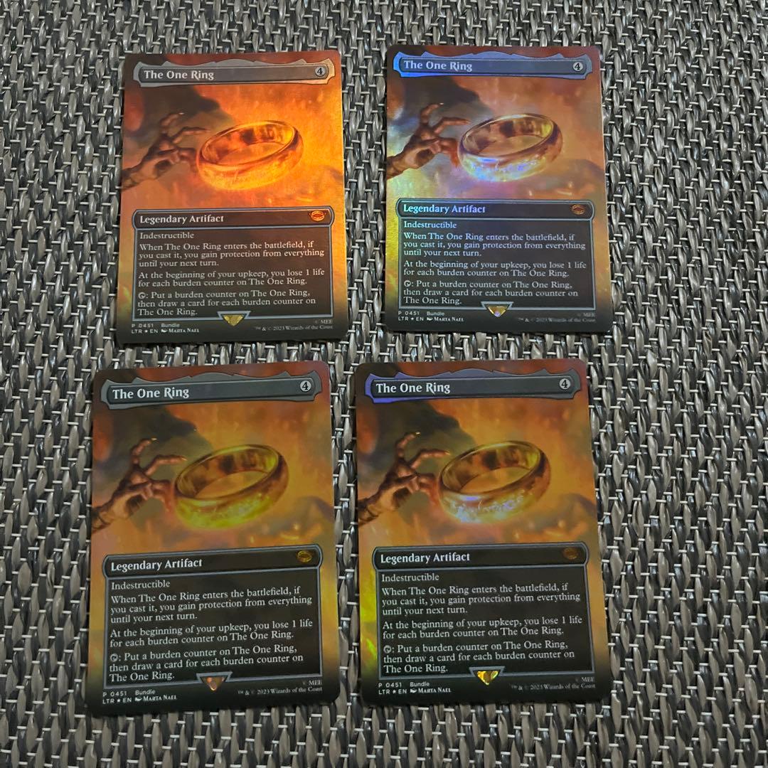 The One Ring 一つの指輪 foil 4枚