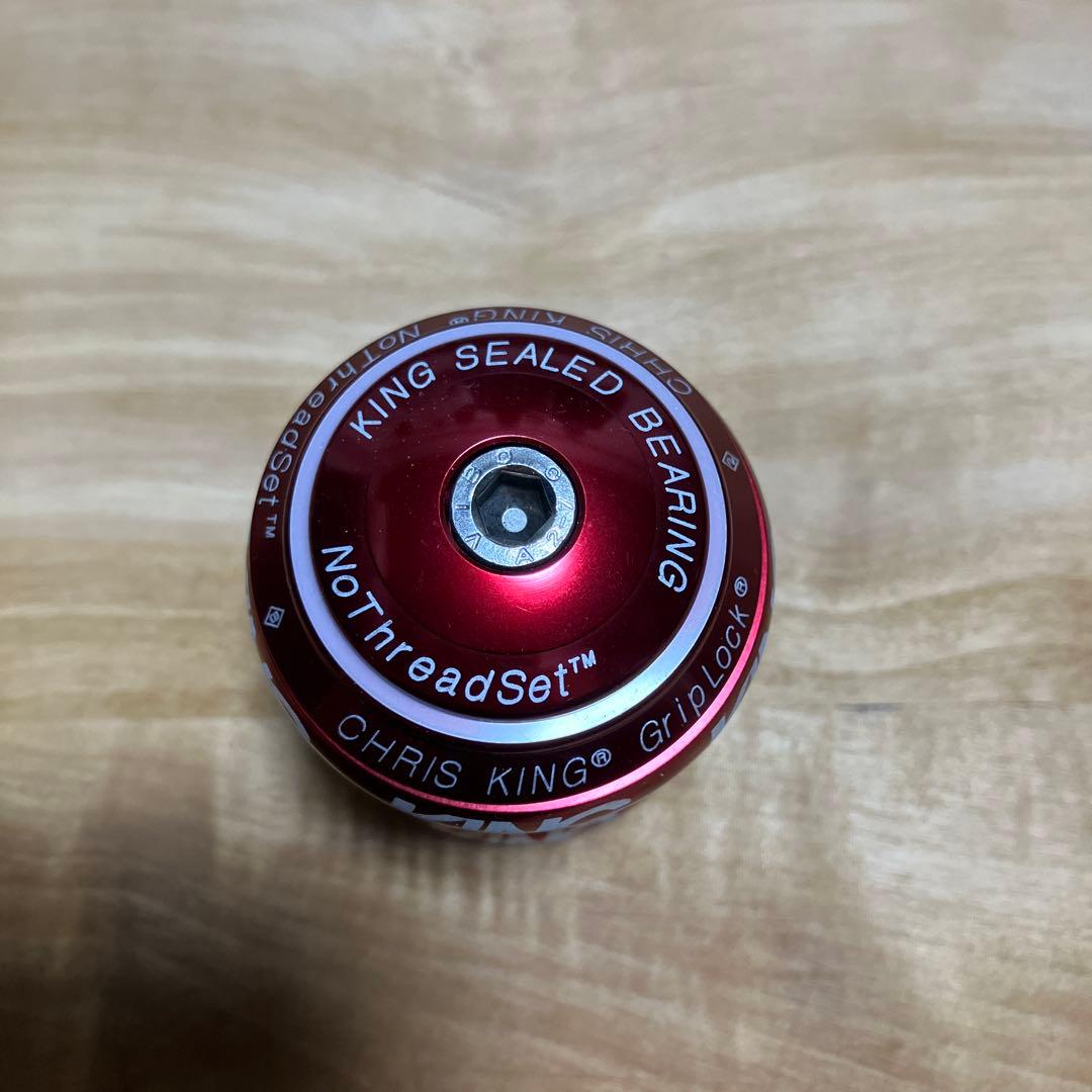 パーツ CHRIS KING Nothreadset 1 1/8 inch (Red)