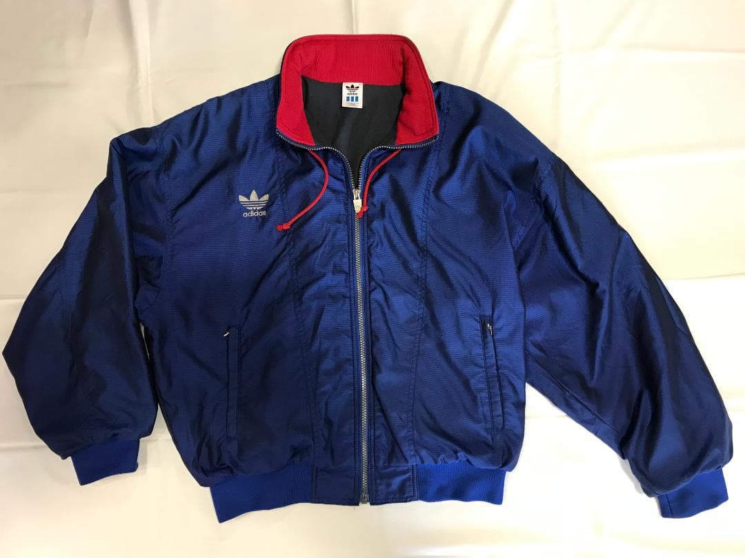 adidas　ビンテージ　サッカーウインドブレーカー上下セット　XL　デサント製