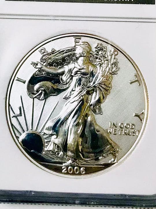 【NGC最高鑑定】イーグル銀貨2006 リバースプルーフ