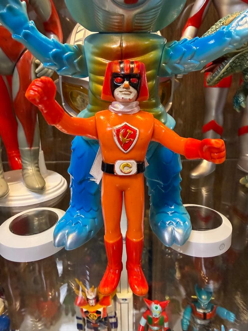 【当時物】バトルフィーバーJ ポピー ソフビ 5体セット 昭和レトロ 特撮