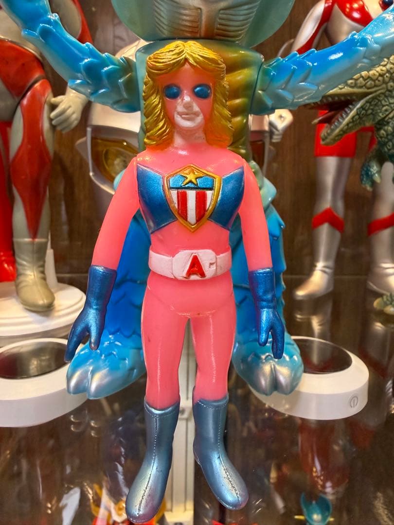 【当時物】バトルフィーバーJ ポピー ソフビ 5体セット 昭和レトロ 特撮