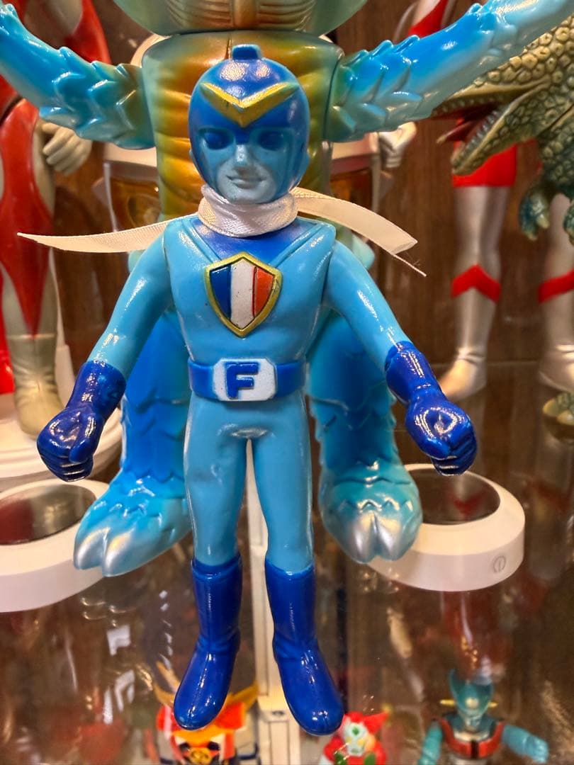 【当時物】バトルフィーバーJ ポピー ソフビ 5体セット 昭和レトロ 特撮