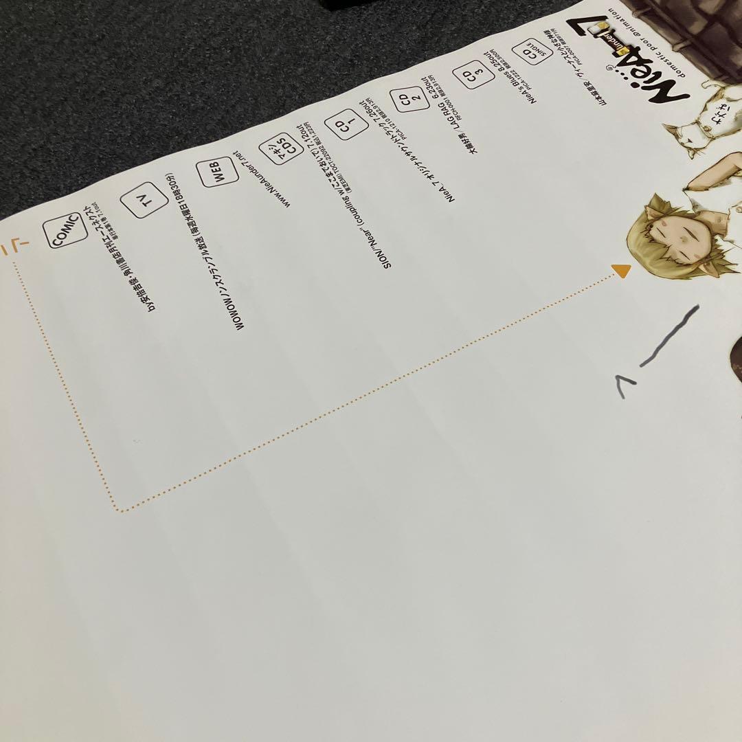 NieA_7　販促ポスター　ニアアンダーセブン　安倍吉俊　非売品