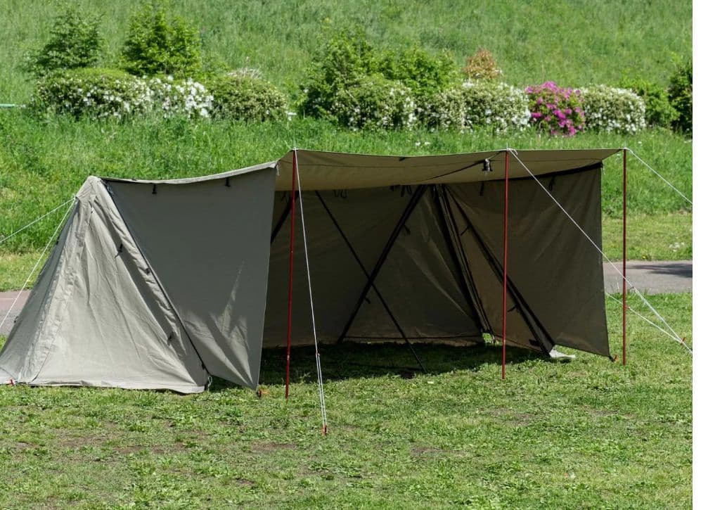 FIELDOR パップテント TC 450　サイドシート付