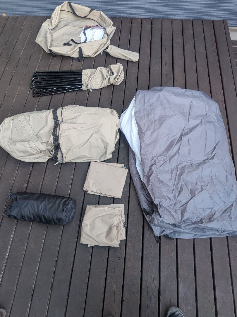 FIELDOR パップテント TC 450　サイドシート付