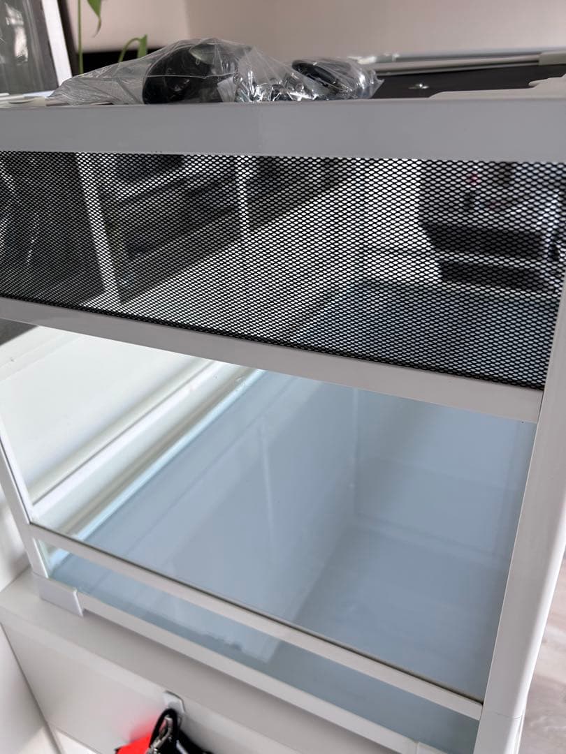 爬虫類飼育ケース　90×45×45 フトアゴ　REPTI WILD ホワイト