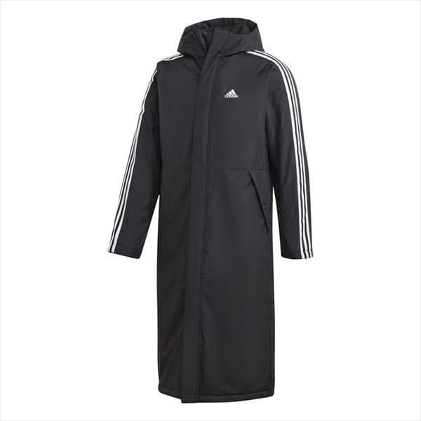 adidasアディダス ベンチコート ライトインサレーテッド ロングコート XL