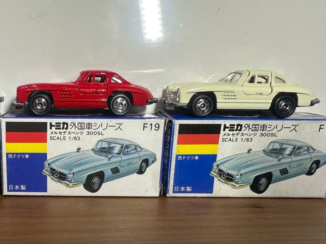 ★2台セット★ トミカ F19 1/63 メルセデス ベンツ 300SL