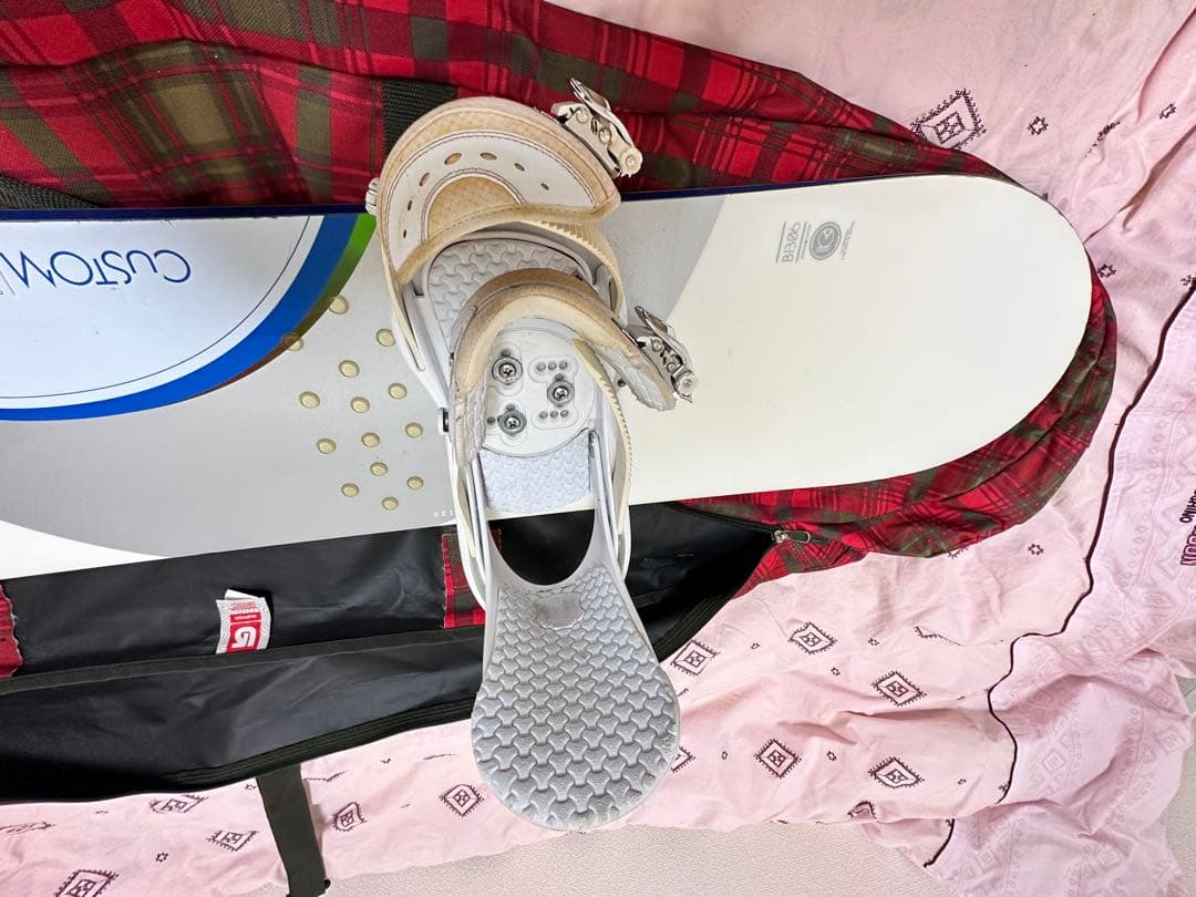 BURTON CUSTOM 154cm スノーボード 3点セット (ケース付き)
