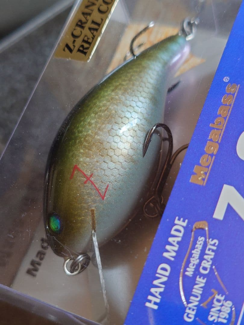 メガバス z-クランク 青ラベル 限定 リアルカラー シラハエ 新品未開封