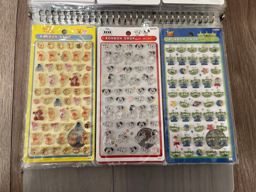 ボンボンドロップシール　まとめ売り　シール帳　完成品