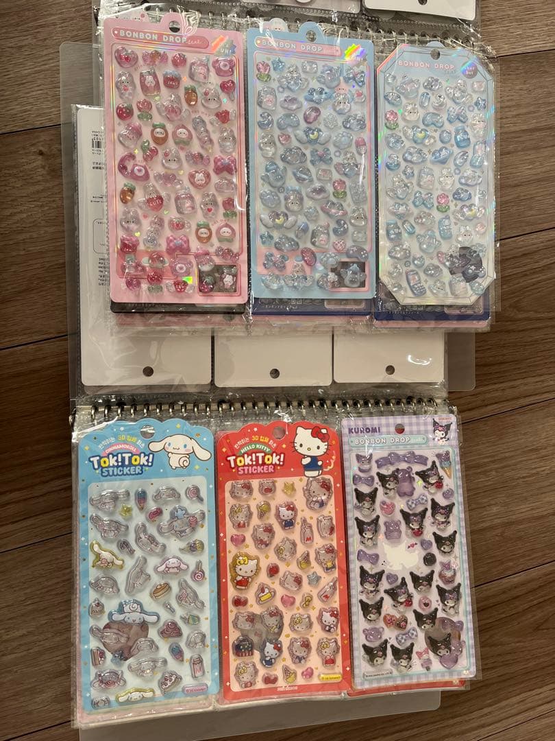 ボンボンドロップシール　まとめ売り　シール帳　完成品