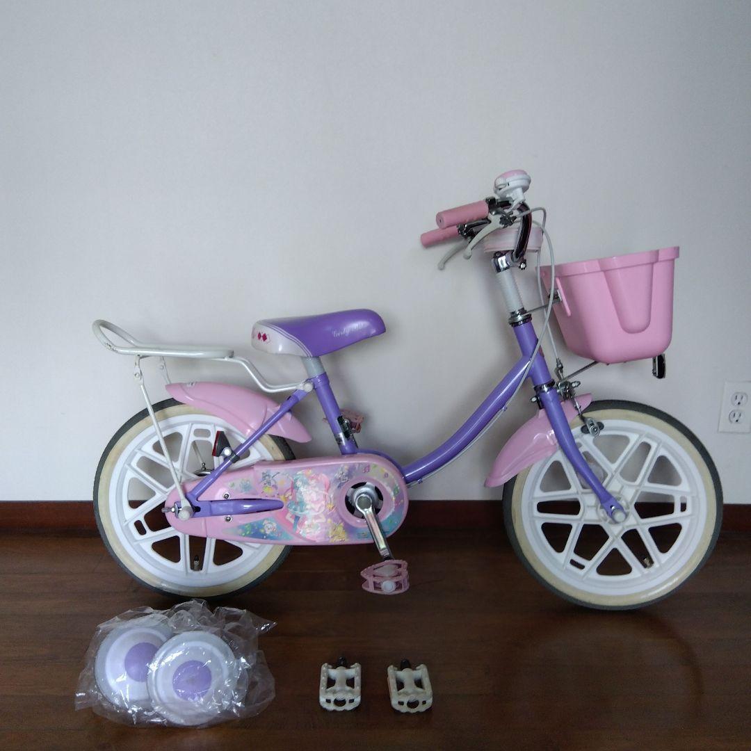 【諸々セット】プリキュア 自転車 16インチ/キックスケーター/ローラーシューズ