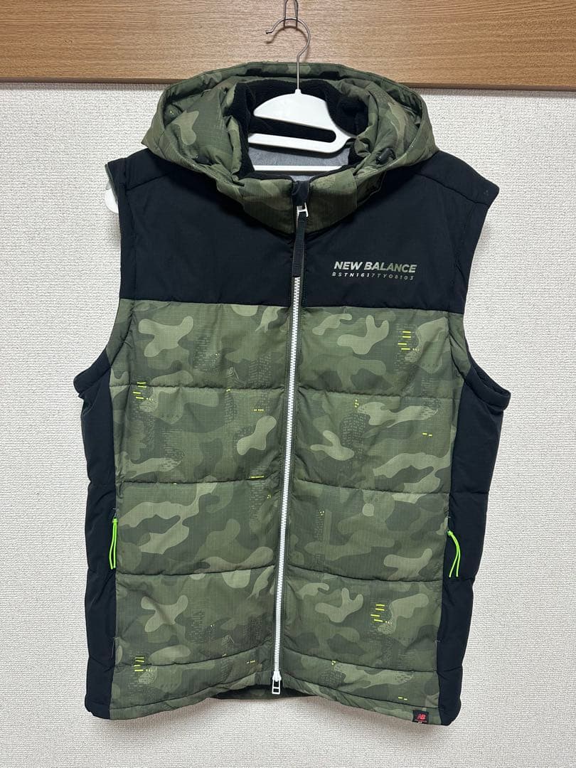 美品 NEW BALANCE カモフラージュ フード付きジャケット 6