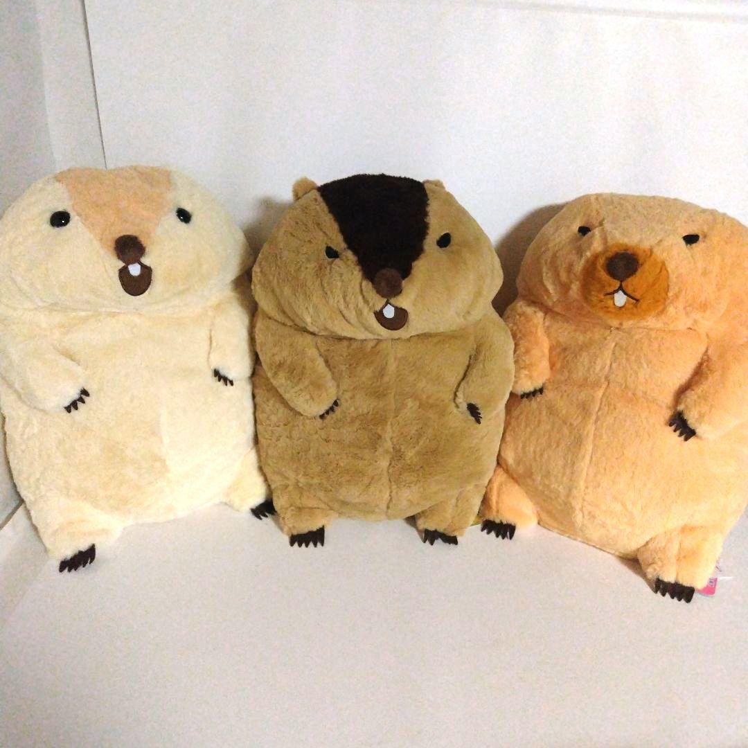 マーモットのもっとっと モア！ ウルトラBIG ぬいぐるみ 全3種 3