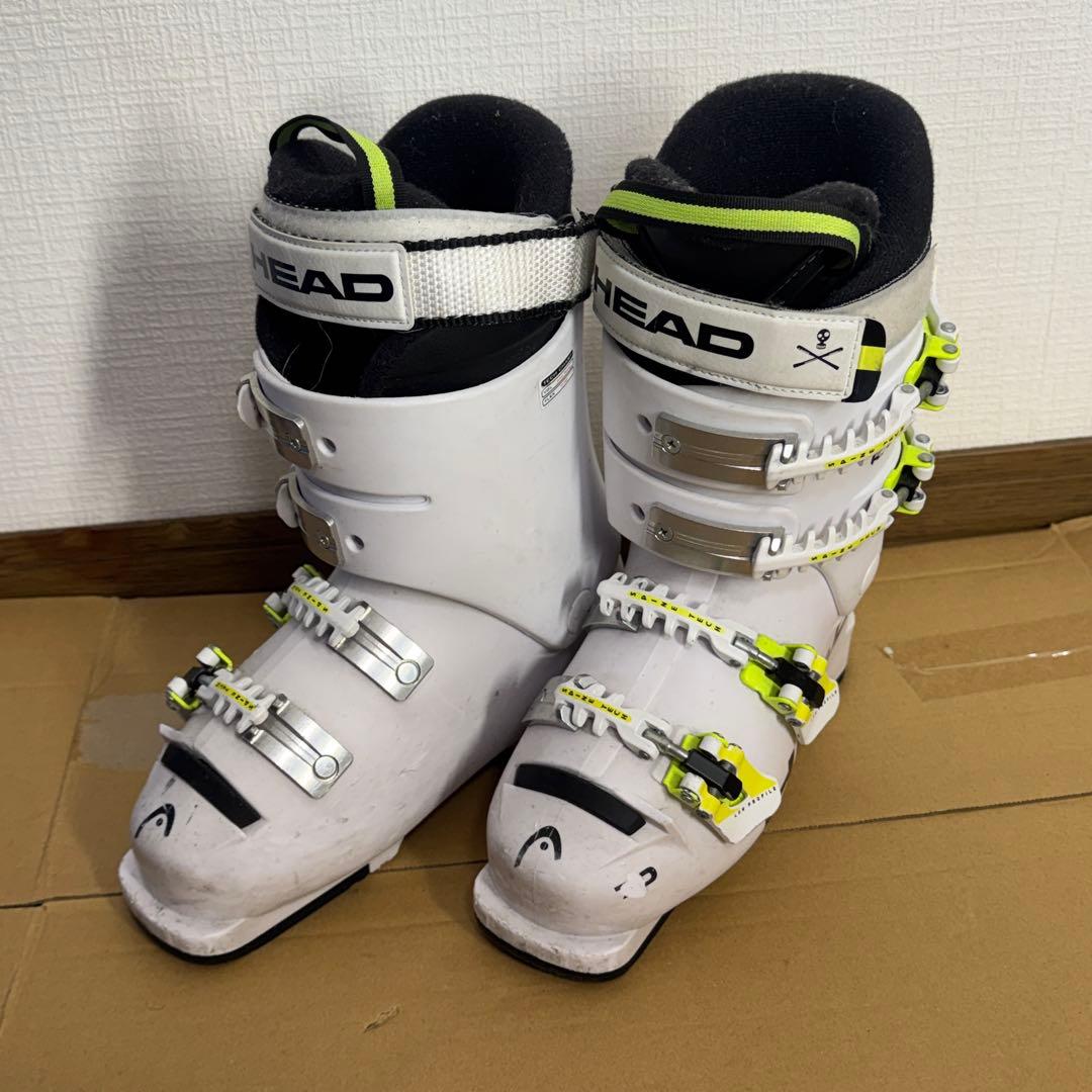 HEAD RAPTOR スキーブーツ ホワイト 22.5cm ジュニア キッズ