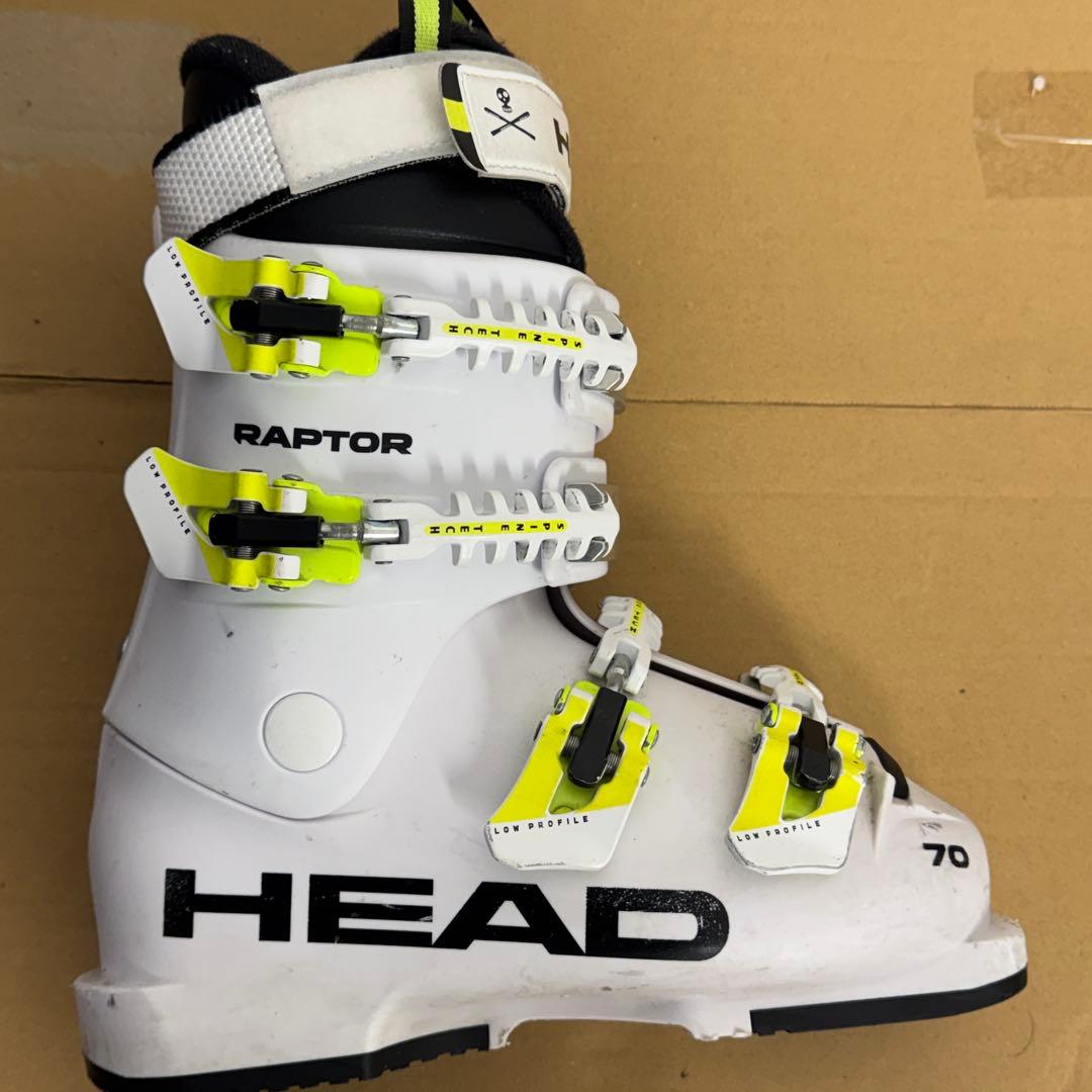 HEAD RAPTOR スキーブーツ ホワイト 22.5cm ジュニア キッズ