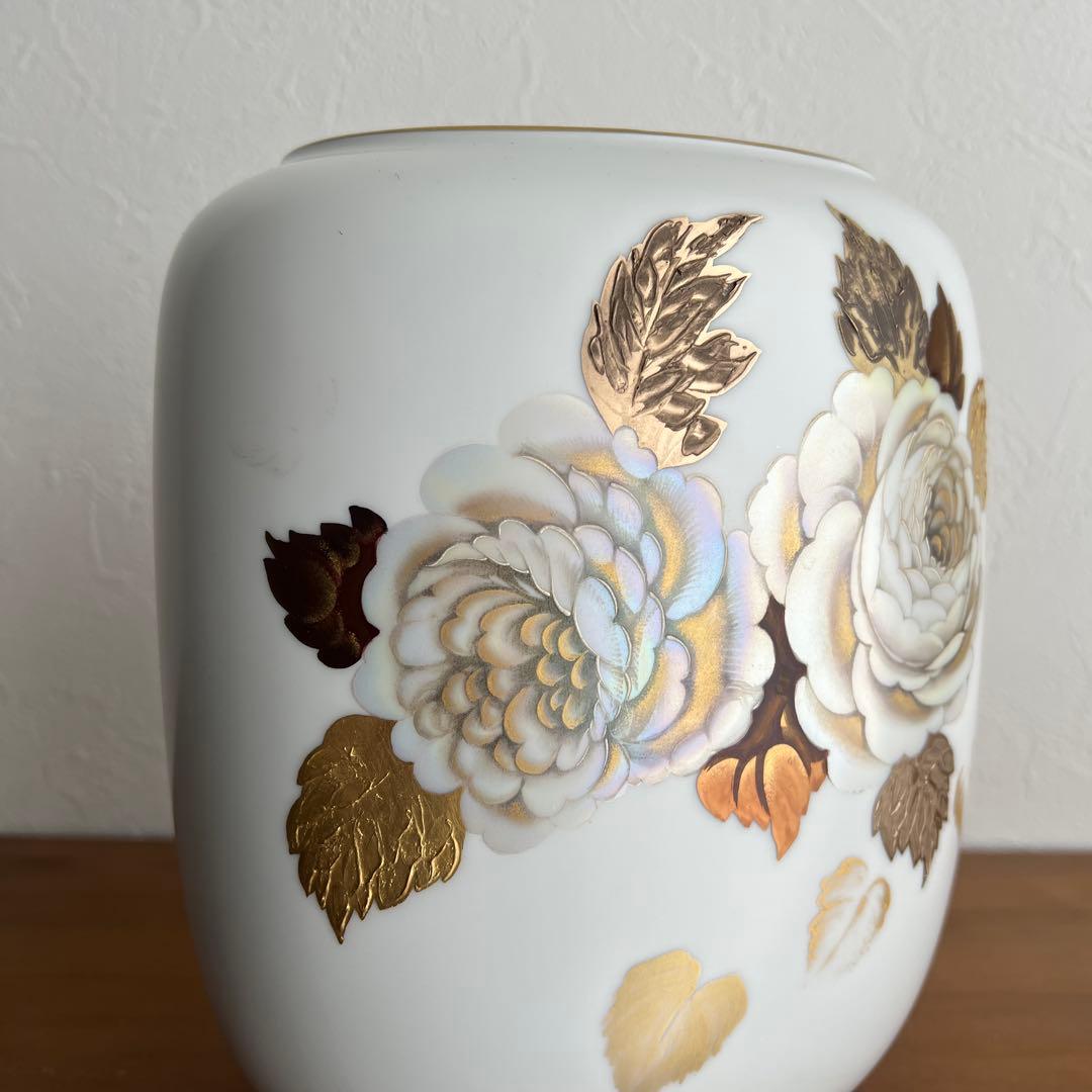 k215r124 ドイツ製 Heinrich&Co 金彩 バラの花瓶 ババリア