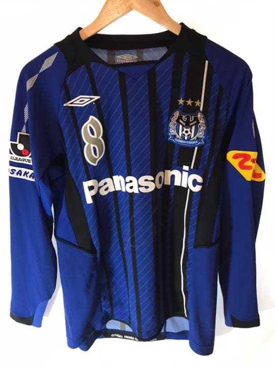 正規品UMBRO ガンバ大阪「8」寺田紳一 長袖 SS-Sサイン入りユニフォーム