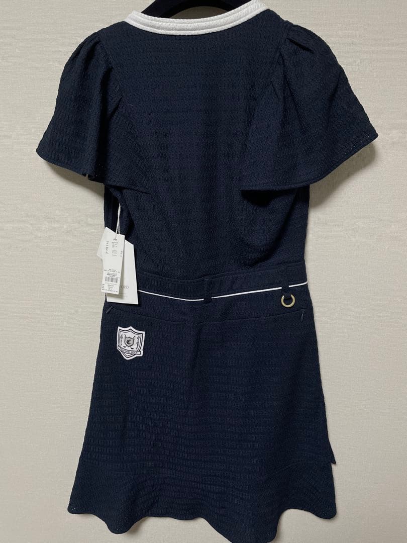 CELFORD GOLF ストレッチレース袖フレアワンピースセルフォード ゴルフ