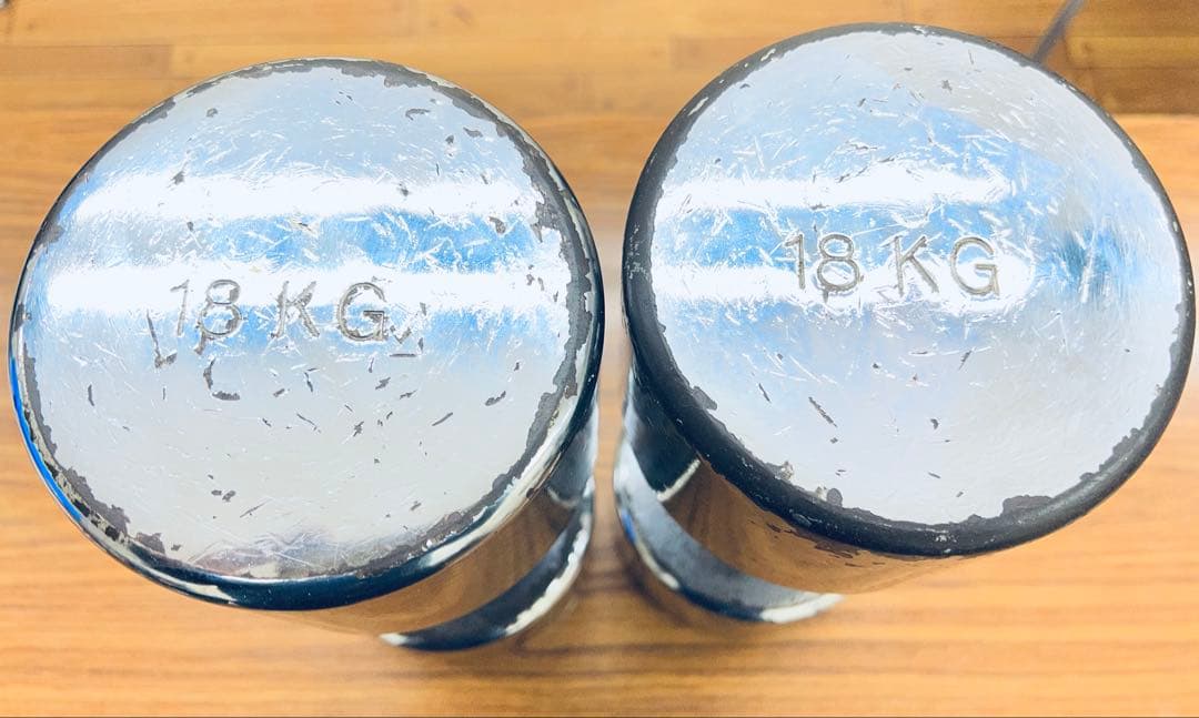 ivanko 回転式　ダンベル　18kg✖️2個