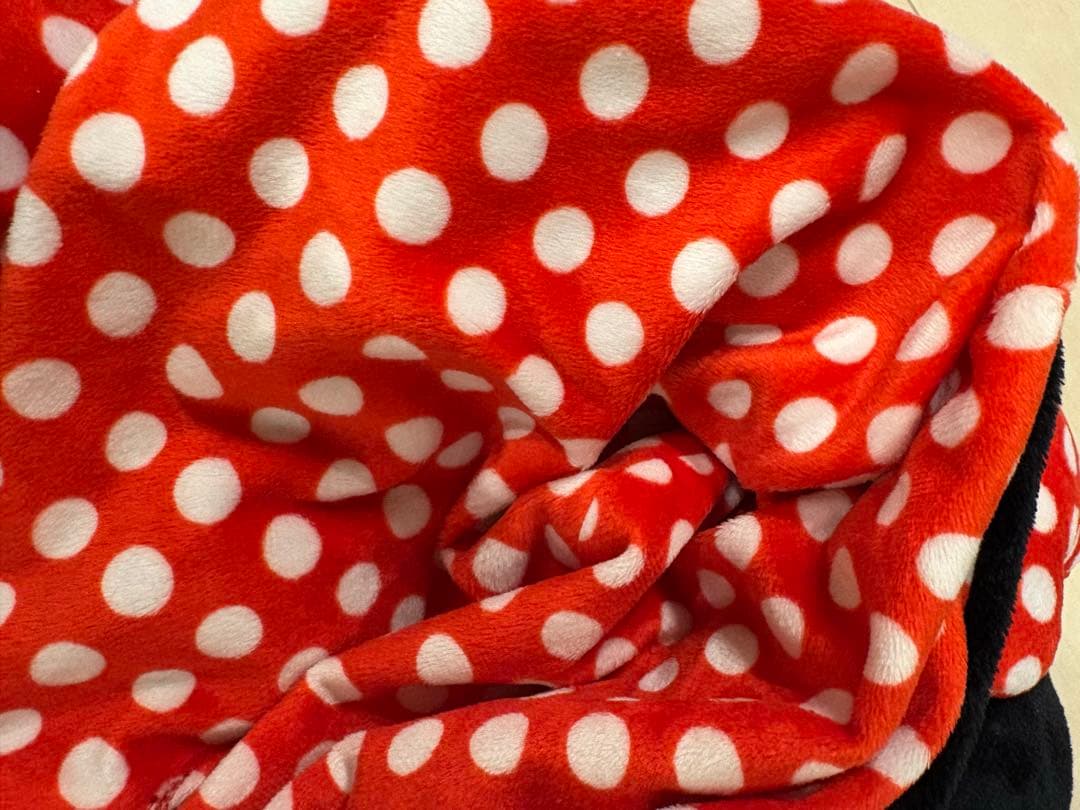 ディズニー　マフラーキャップ　ミニー