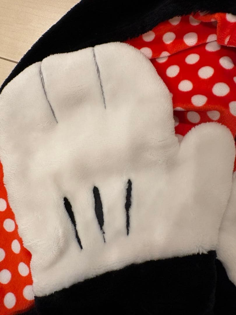 ディズニー　マフラーキャップ　ミニー