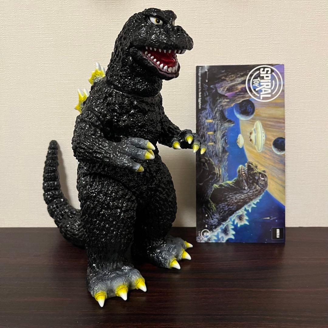 限定100個 SPIRAL TOY 大戦争 ゴジラ ソフビ マーミット