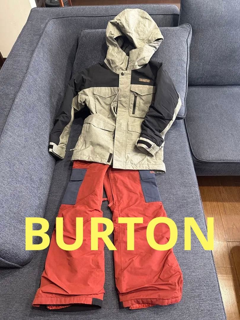 BURTON スノーボードウェア上下 キッズSサイズ130