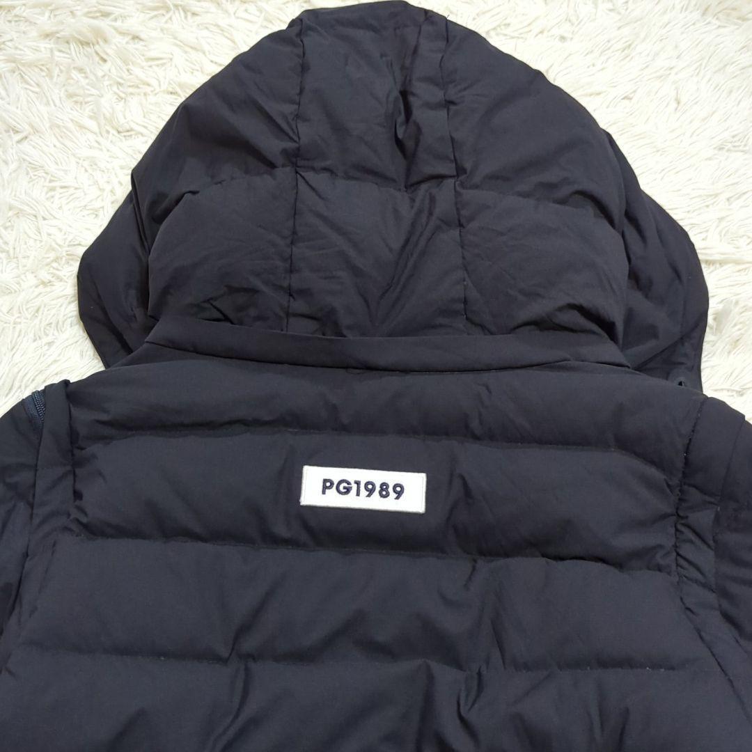 未使用級 0 パーリーゲイツ 3way ダウンジャケット 星条旗 ネイビー