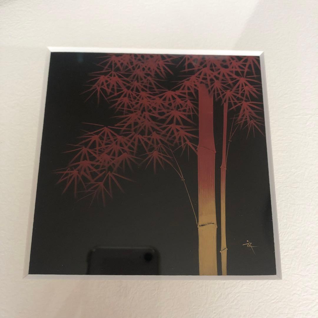 輪島塗　沈金　額縁　未使用品 *