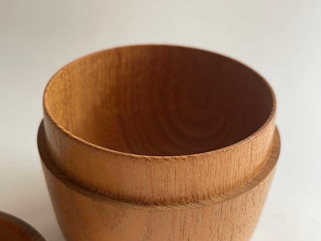 人間国宝　川北良造　神代欅　中棗　棗　共箱　茶器　茶入　木工芸