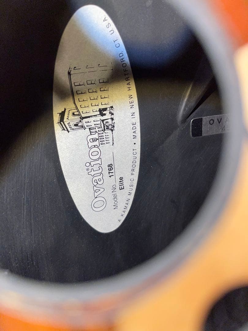 Ovation 1768 ELite エレアコ　ジャンク