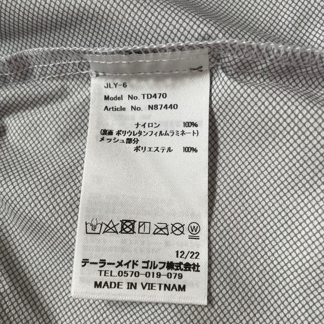 【みぃ 様】Taylor Made レインウエア 上下セット 黒／白 M