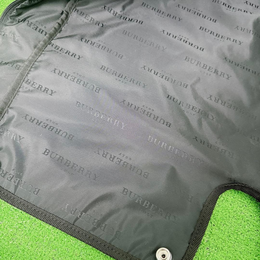 希少☆ バーバリー BURBERRY キャディバッグ ゴルフ 黒 ノバチェック