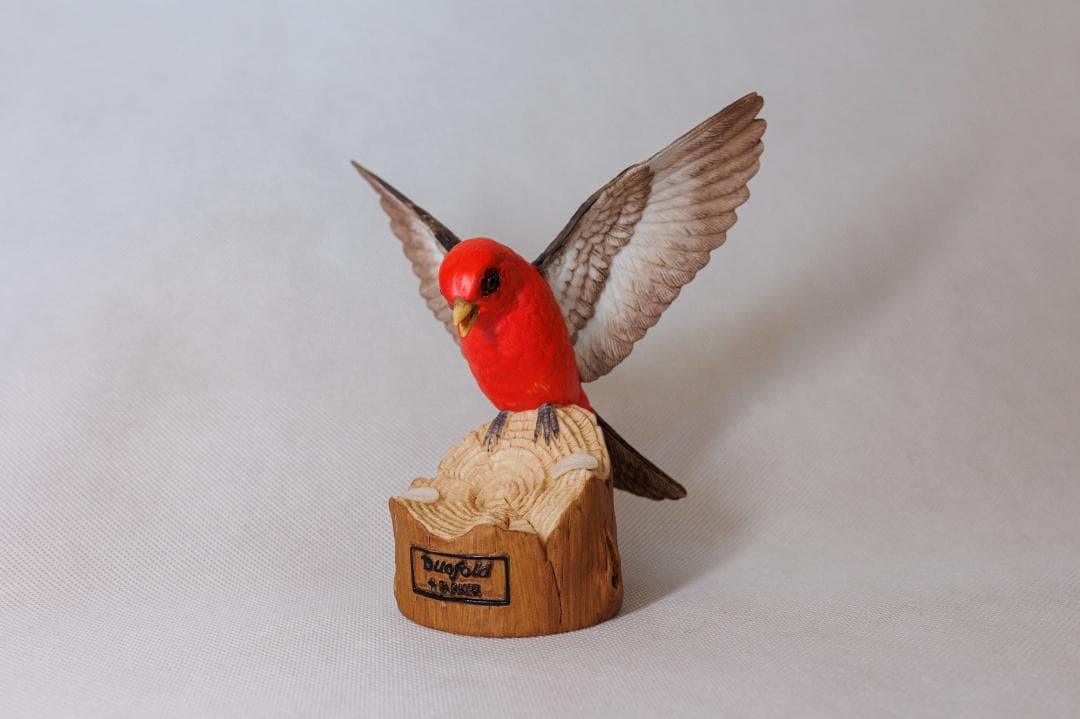 【レア】パーカー　デュオフォールド　「スカーレットタナガー」万年筆スタンド