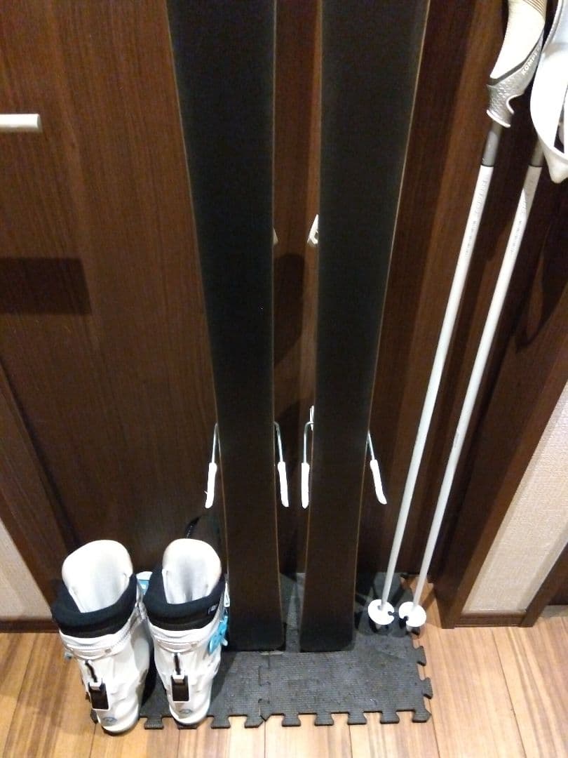 超美品【ハイエンド】SALOMON レディース スキーセット メンテ・WAX済✔