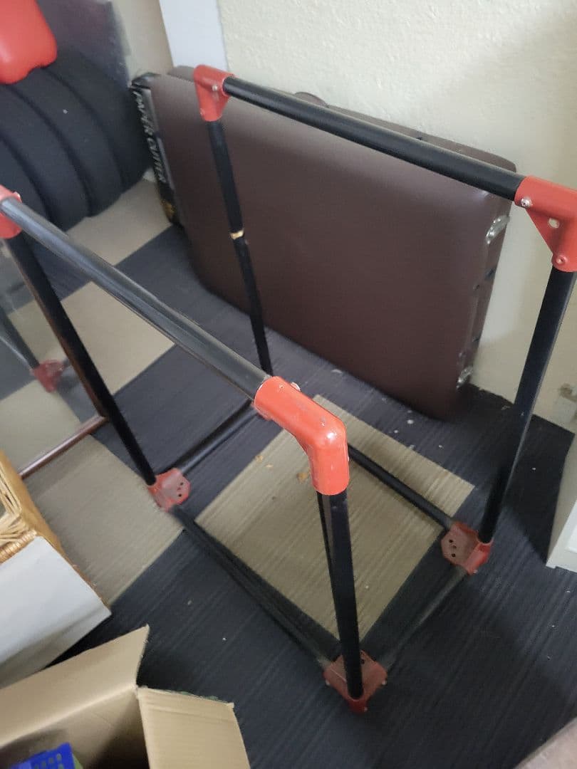 車輪掛け、ハンドルグリップ、自転車持運びカバー、ツェーン