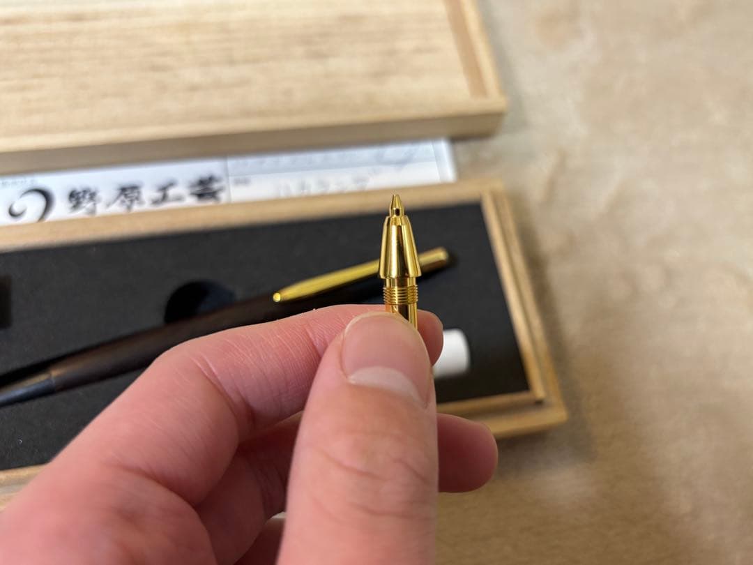 野原工芸 希少樹脂 ハカランダ 旧型シャーペン シャープペンシル