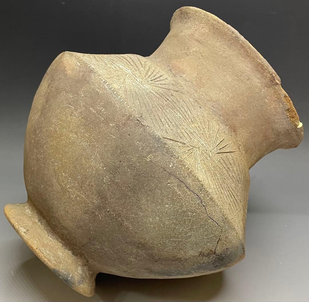 弥生時代　欠山式壺形土器　壺　出土　古墳　b 3937