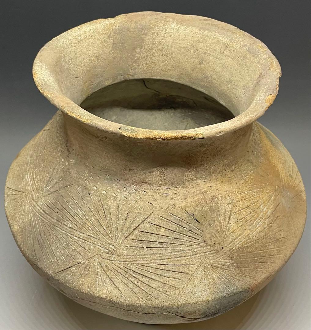 弥生時代　欠山式壺形土器　壺　出土　古墳　b 3937