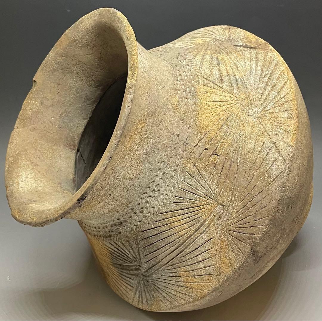 弥生時代　欠山式壺形土器　壺　出土　古墳　b 3937