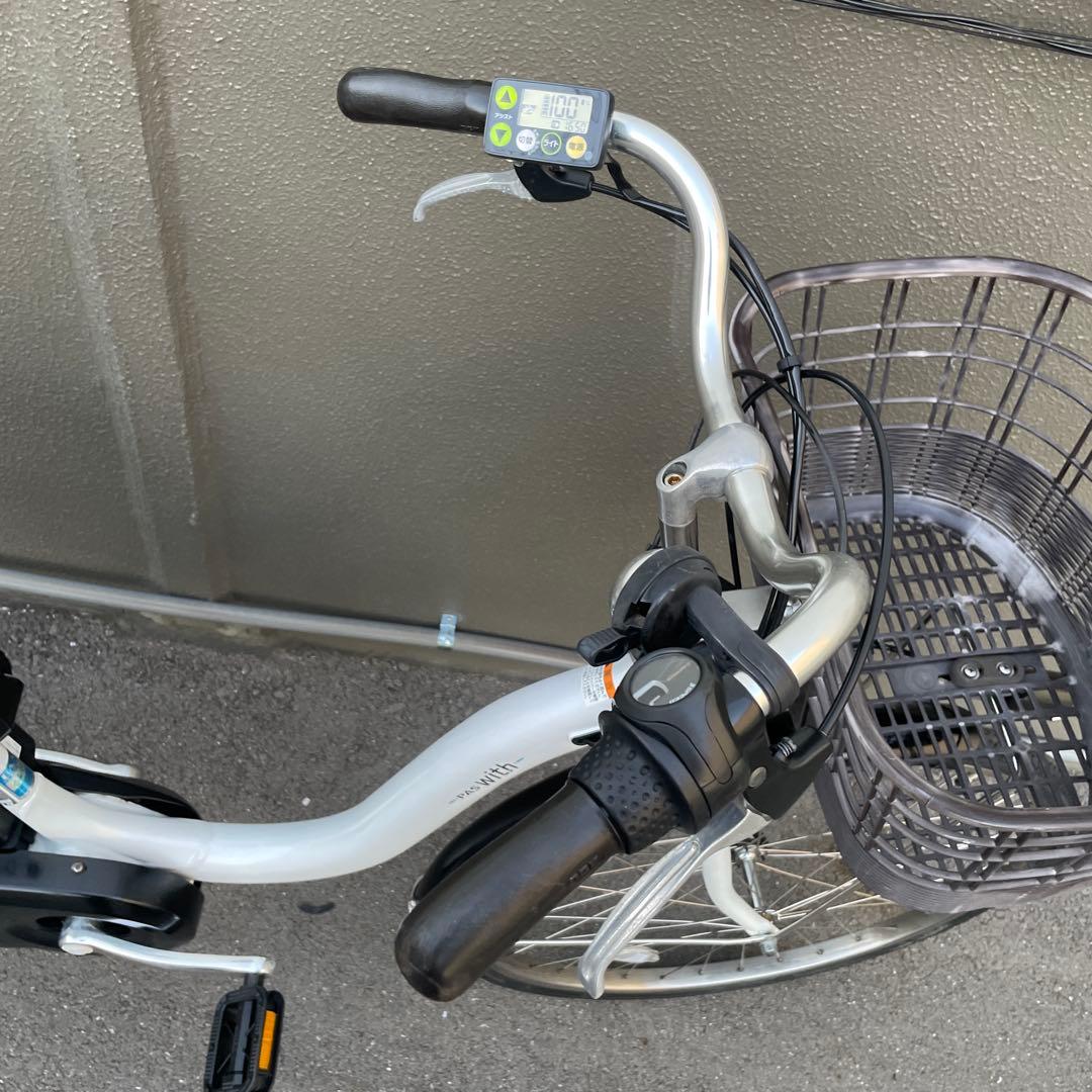 ヤマハ電動アシスト自転車26インチ 12.3Ah ホワイト