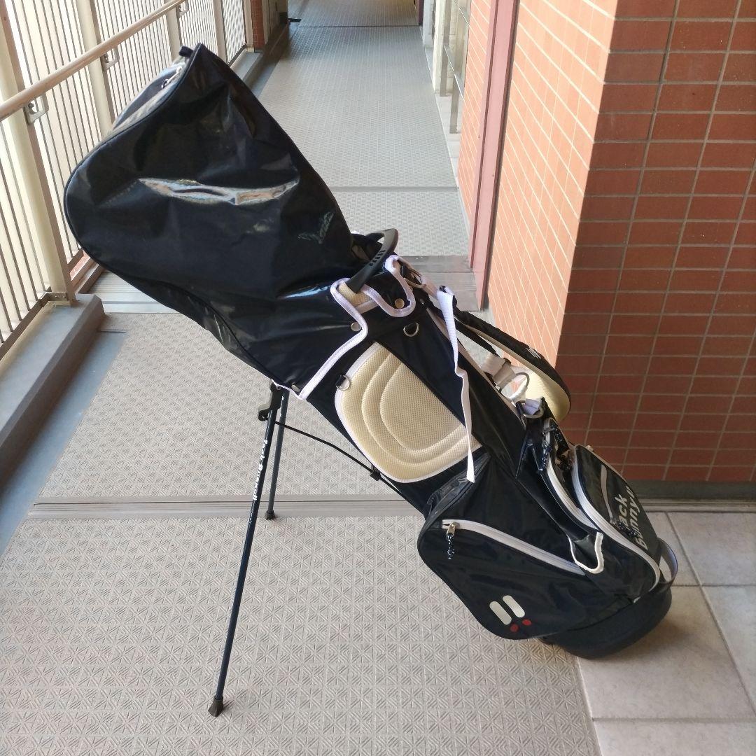 Jack Bunny キャディバッグ 黒/白