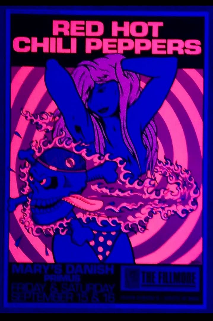 RED HOT CHILI PEPPERS Kozik Poster オリジナル